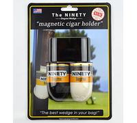 The Ninety Degree Wedge - The Ultimate & Versatile Magnetic Cigar Holder - White + Black, Double Pack