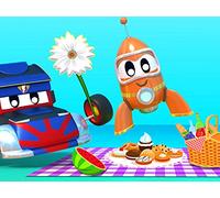 The Ninja Truck / SuperTruck in jail / Monster Truck saves his friends / SuperTruck and the Dinosaur