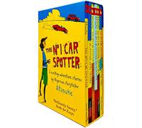 The No. 1 Car Spotter Series 6 Books Collection Box Set by Atinuke (No 1 Car Spotter, Firebird, Car Thieves, Goes to School, Broken Road & Fights the Factory)