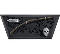 The Noble Collection Bellatrix Wand with wall display & mini mask