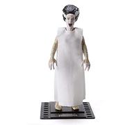 The Noble Collection BendyFigs Bride Of Frankenstein Officially Licensed 19cm Bendable Toy Posable Collectable Doll Figures With Stand - For Kids & Adults,White