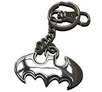 The Noble Collection DC Batman: Batman Logo Keychain in Stainless Steel