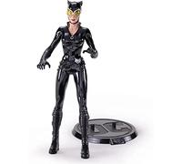 The Noble Collection DC Bendyfigs Catwoman (comic) - 7.5in (19cm) Noble Toys Bendable Figure Posable Collectible Doll Figures With Stand