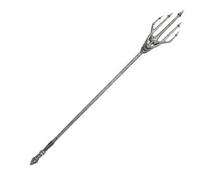 The Noble Collection DC Comics Aquaman's Trident - 73.5in (187cm) Long Lightweight Cosplay Replica - Justice League Film Set Movie Props Gifts