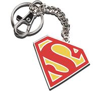 The Noble Collection DC Comics Superman Logo Keychain In Colour - 5in (13cm) Superman Sigil Film Set Movie Props Gifts Merchandise