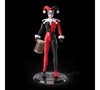 DC COMICS HARLEY QUINN REBIRTH POSABLE BENDABLE FIGURE FIGURINE WITH STAND