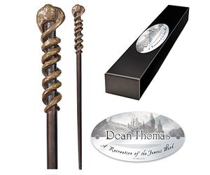 The Noble Collection - Dean Thomas Character Wand - 14in (35cm) Wizarding World Wand With Name Tag - Harry Potter Film Set Movie Props Wands
