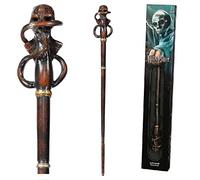 Noble Collection Death Eater Swirl Wand Brown