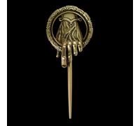 The Noble Collection Game of Thrones Hand of the King Pin - 4.5in (11.5cm) Golden Brooch Pin - Officially Licensed TV Show Props Replicas Gifts