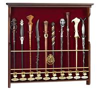 The Noble Collection Harry Potter 10 Wand Display - Wooden Display Case for 10 Wands (Not Included) - Officially Licensed Film Set Movie Props Gifts Merchandise