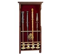 The Noble Collection Harry Potter 4 Wand Display - Wooden Display Case for 4 Wands (Not Included) - Officially Licensed Film Set Movie Props Gifts Merchandise