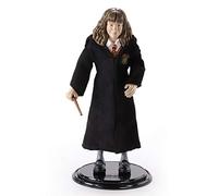 The Noble Collection Harry Potter Bendyfigs Hermione Granger - 7.5in (19cm) Noble Toys HP Bendable Figure Posable Collectible Doll Figures With Stand