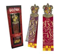 The Noble Collection Bookmark – Harry Potter Gryffindor Crest – 10in (25cm) Hand-Enamelled