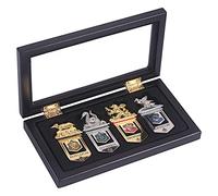 The Noble Collection Harry Potter Hogwarts Bookmarks - 6.3in (16cm) Display Set of 4 Metal Hogwarts House Bookmarks - Officially Licensed Film Set Movie Gifts Stationery