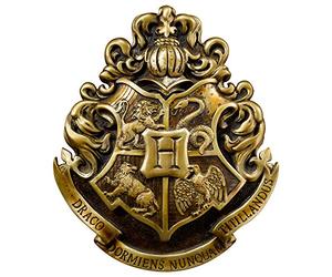 The Noble Collection Harry Potter Hogwarts Crest Wall Art - 11in (28cm) Elegant Wall Plaque - Harry Potter Film Set Movie Props Gifts
