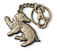 The Noble Collection Harry Potter Hufflepuff Mascot Keychain - 5in (10cm) Badger House Mascot Keychain - Officially Licensed Film Set Movie Props Gifts Merchandise