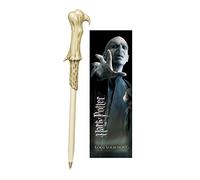 The Noble Collection Harry Potter Lord Voldemort Wand Pen and Bookmark - 9in (23cm) Stationery Pack - Officially Licensed Film Set Movie Props Wand Gifts