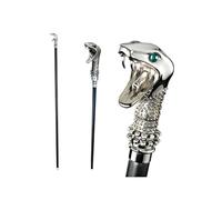 The Noble Collection Harry Potter Lucius Malfoy Cane with Wand - 46in (117cm) Replica Cane with Snake Head - Officially Licensed Harry Potter Film Set Movie Props Gifts