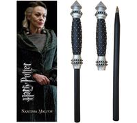 The Noble Collection Harry Potter Narcissa Malfoy Wand Pen and Bookmark - 9in 23