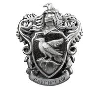 The Noble Collection Harry Potter Ravenclaw Crest Wall Art - 11in (28cm) Elegant Silver Resin Wall Plaque - Officially Licensed Film Set Movie Props Gifts