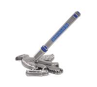 The Noble Collection Harry Potter Ravenclaw House Pen and Desk Stand - Die Cast Metal Pen and Raven Mascot Stand - Officially Licensed Stationery Gift
