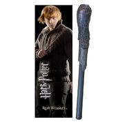 The Noble Collection Harry Potter Ron Weasley Wand Pen and Bookmark - 9in (23cm)