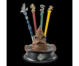 The Noble Collection Harry Potter Sorting Hat Pen Display - 7.5in (19cm) Cold Ca