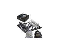 The Noble Collection Harry Potter Wizard Chess Set - Includes Chess Storage Bags - Officially Licensed Harry Potter Film Set Movie Toy - Gif