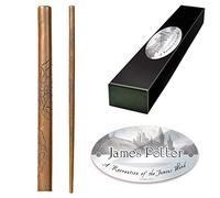 The Noble Collection James Potter Character Wand - 15in (37cm) Harry Potter Wizarding World Wand With Name Tag