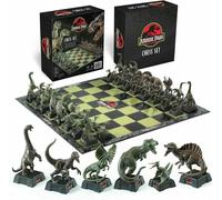 The Noble Collection Jurassic Park Chess Set - 32 Highly Detailed Plastic Chess