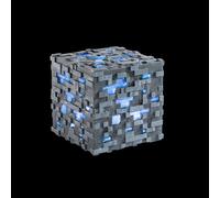 The Noble Collection Minecraft Diamond Ore Touch Light | LED Illuminating Block Replica in Blue The Noble Collection Blue