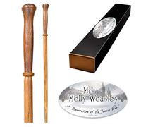 The Noble Collection - Molly Weasley Character Wand - 15in (37cm) Wizarding World Wand With Name Tag - Harry Potter Film Set Movie Props Wands
