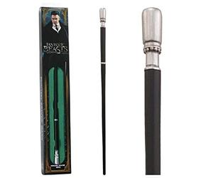 The Noble Collection - Percival Graves Wand In A Standard Windowed Box - 15in (37cm) Wizarding World Wand - Fantastic Beasts Film Set Movie Props Wands