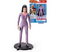 The Noble Collection Star Trek Bendyfigs Troi - 7.5in (19cm) Noble Toys Bendable Figure Posable Collectible Doll Figures With Stand, Multicolor, NN1509