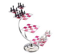 The Noble Collection Star Trek Tri-Dimensional Chess Set - 32 Highly Detailed Plastic Chess Pieces - Officially Licensed Star Trek TV Show Game Gifts Multicolor, NN1525