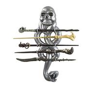 The Noble Collection The Dark Wizard Wand Set - 17in (43cm) PVC Dark Wizard Wand With Prismatic Bookmark - Officially Licensed Harry Potter Film Set Movie Toy