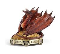 The Noble Collection The Hobbit Smaug Incense Burner - 10in (25.5cm) Hand Painted Dragon Sculpture - Officially Licensed Film Set Movie Props Replicas Gifts