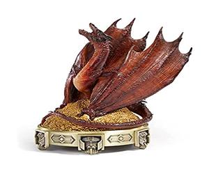 The Noble Collection The Hobbit Smaug Incense Burner - 10in (25.5cm) Hand Painted Dragon Sculpture - Officially Licensed Film Set Movie Props Replicas Gifts
