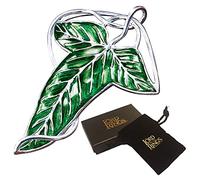 The Noble Collection The Lord of the Rings Elven Leaf Brooch - 2.8in (7cm) Costume Jewellery Enamelled Brooch - Officially Licensed Film Set Movie Props Jewellery Gifts