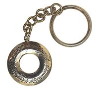 The Noble Collection The Lord of the Rings Elven Script Keychain - 3.2in (8cm) Metal Keychain - Officially Licensed Film Set Movie Props Gifts