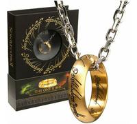 The Noble Collection The Lord of the Rings The One Ring - Anodised Stainless Steel One Ring on 24in (61cm) Chain - Officially Licensed Film Set Movie Props Jewellery Gifts
