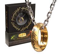 The Noble Collection The Lord of the Rings The One Ring - Anodised Stainless Steel One Ring on 24in (61cm) Chain - Officially Licensed Film Set Movie Props Jewellery Gifts