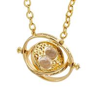 The Noble Collection Harry Potter Time Turner Special Edition - 24k Gold Plated Necklace in Collector's Display - Officially Licensed Film Set Movie Props Jewellery Gifts
