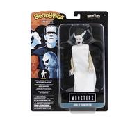 The Noble Collection BendyFigs Bride Of Frankenstein Officially Licensed 19cm Bendable Toy Posable Collectable Doll Figures With Stand - For Kids & Adults,White