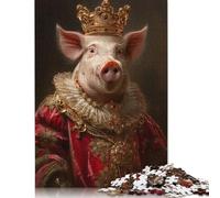 The Noble Hog Jigsaw Puzzles Puzzle for Adults Kids. 1000 Piece Impossible Challenge Toy Educational Game Home Decoration for Educational Games Gifts 1000pcs (40x28cm)