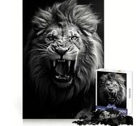 The Noble Lion Jigsaw Puzzles for Teenagers 1000 Brain Workout Toy Simple Fun Image Assembly Cherished Gift (50x75cm)