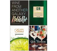 The Noble Rot Book, Gin The Manual, 101 Gins To Try Before You Die, Gin Tonica 4 Books Collection Set