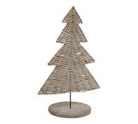 Sostter Handwoven Wicker Christmas Tree Ornament in Brown | Size: 30 cm Sostter Brown 30 cm