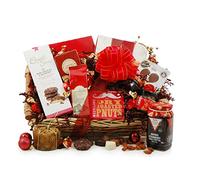 The Noel Luxury Christmas Food Hamper - Mince Pies, Chocolates, Cookies & More - Xmas Gift for Friends, Family or Staff