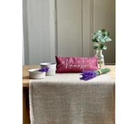 The Norfolk Eye Pillow Company Namaste Embroidered Linen & Lavender Eye Pillow Red / Lavender